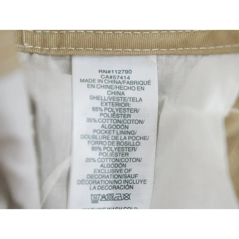 True Religion Travertine Khaki Cargo‎ Pants Men's Size 38x32 NWT